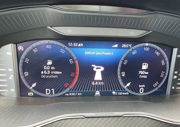 Skoda Superb cena 179200 przebieg: 7, rok produkcji 2024 z Ząbkowice Śląskie małe 191